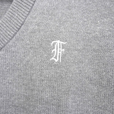 【中古】東京都 富士見高等学校 女子制服 2点 (ニット・ニットベスト) sf103666