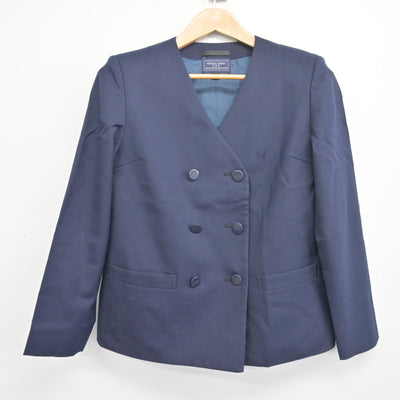 【中古】茨城県 水戸第四中学校 女子制服 2点 (ブレザー・ジャンパースカート) sf103669