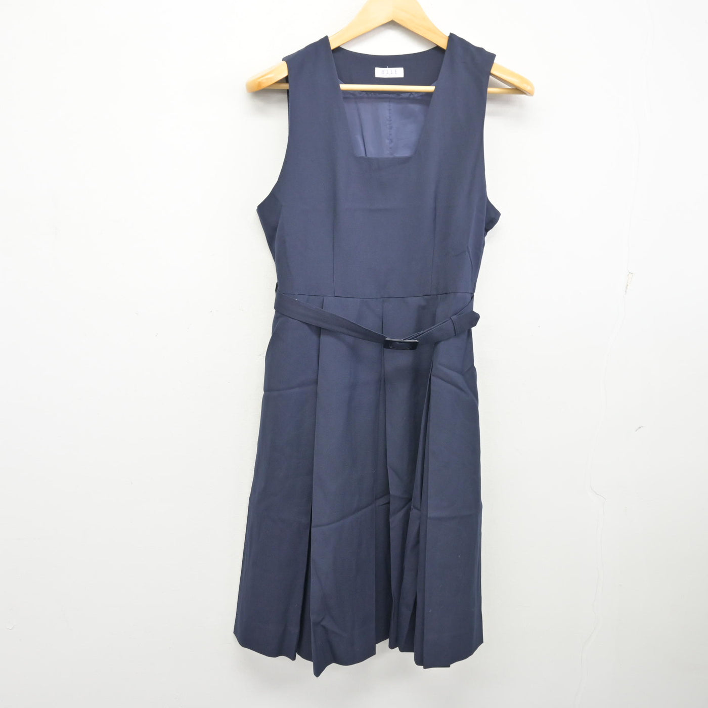 【中古】茨城県 水戸第四中学校 女子制服 2点 (ブレザー・ジャンパースカート) sf103669