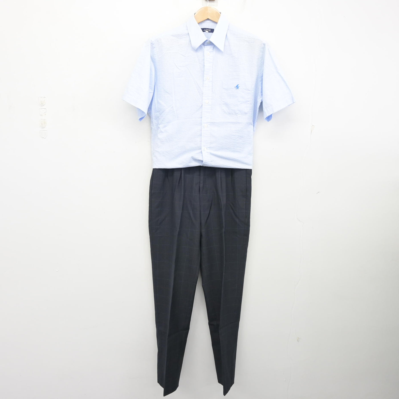 【中古】茨城県 水戸葵陵高等学校 男子制服 3点 (シャツ・ズボン) sf103671