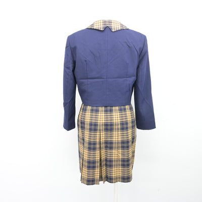 【中古】熊本県 秀岳館高等学校 女子制服 3点 (ブレザー・シャツ・ジャンパースカート) sf103675