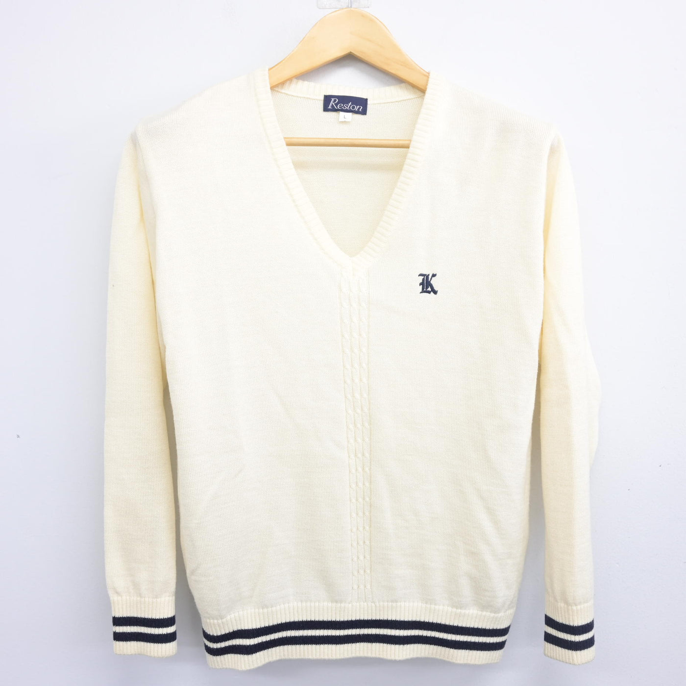 【中古】大阪府 大阪薫英女学院高等学校 女子制服 2点 (ニット) sf103690