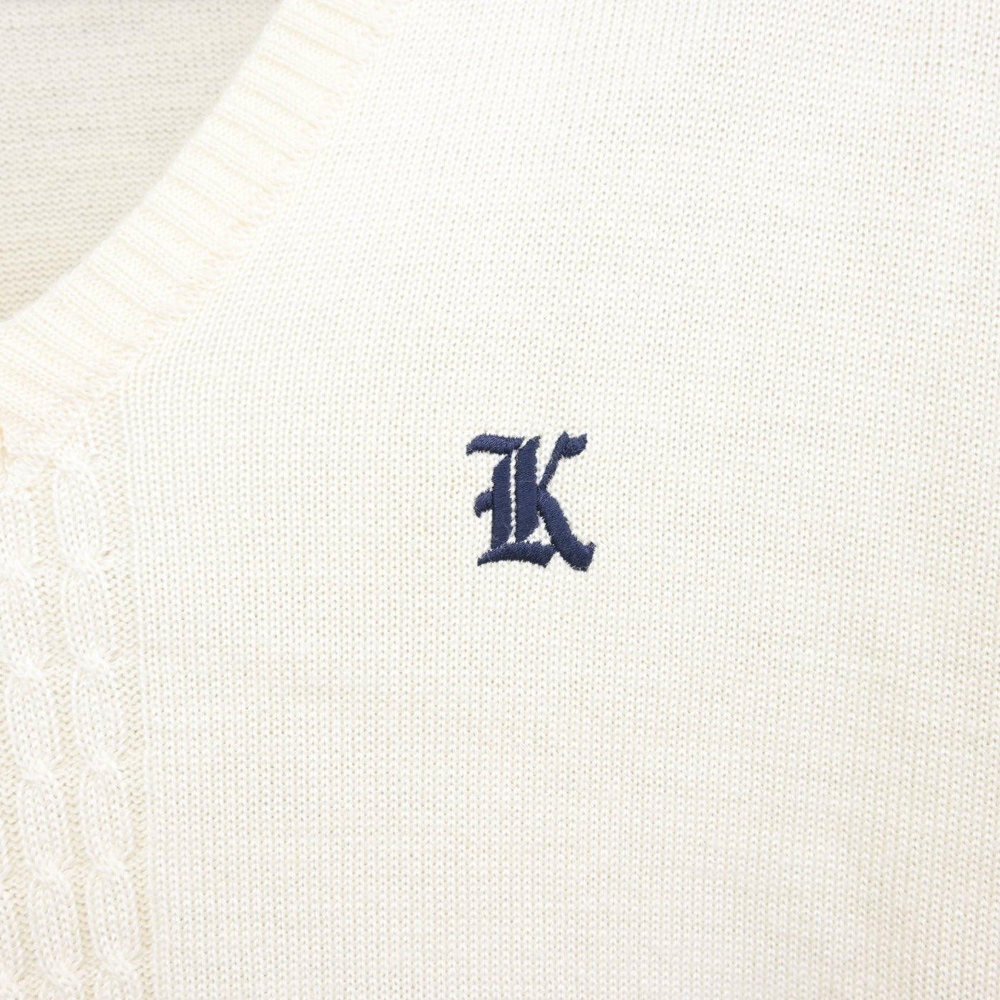 【中古】大阪府 大阪薫英女学院高等学校 女子制服 2点 (ニット) sf103690