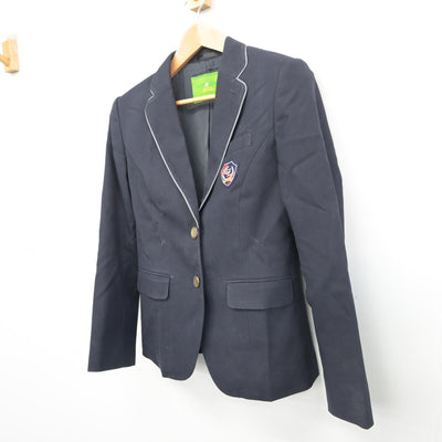 【中古】福岡県 筑前高等学校 女子制服 1点 (ブレザー) sf103701