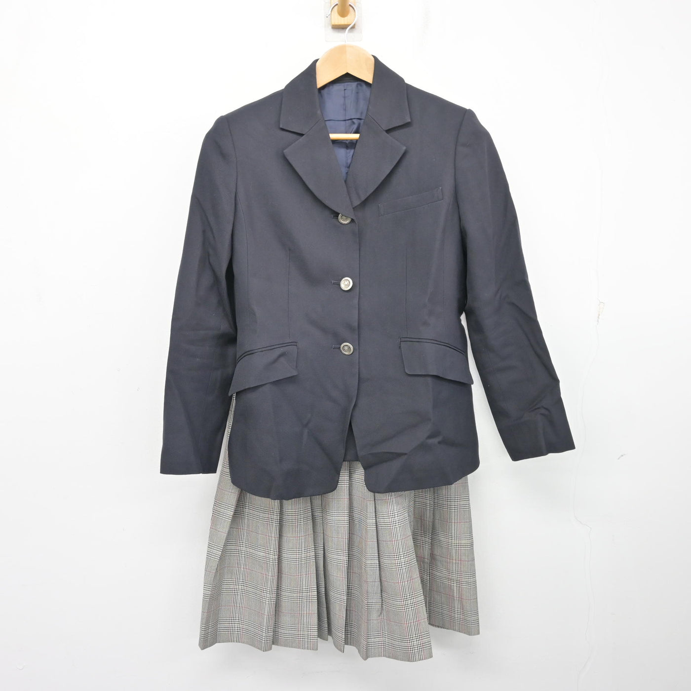 【中古】埼玉県 淑徳与野高等学校 女子制服 2点 (ブレザー・スカート) sf103712