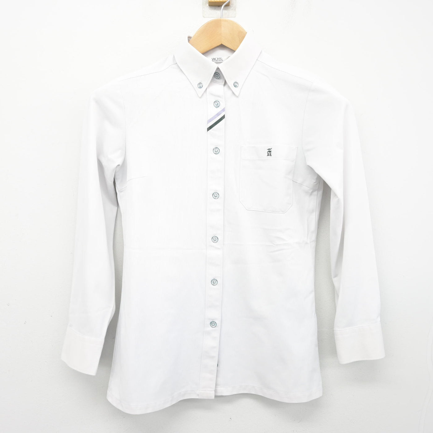 【中古】福岡県 青葉中学校 女子制服 4点 (ブレザー・ニット・シャツ・スカート) sf103716