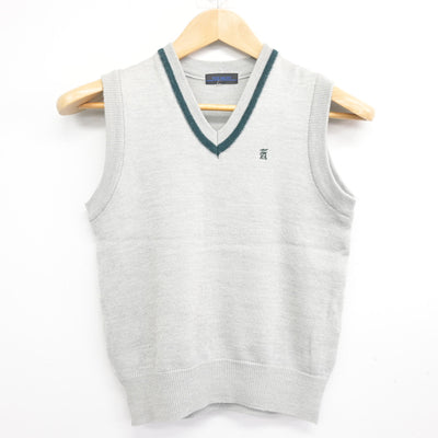 【中古】福岡県 青葉中学校 女子制服 2点 (ニット・ニットベスト) sf103717