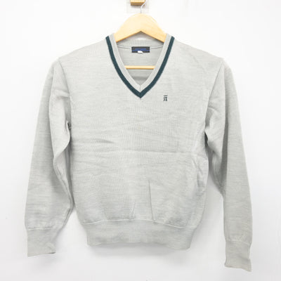 【中古】福岡県 青葉中学校 女子制服 2点 (ニット・ニットベスト) sf103717