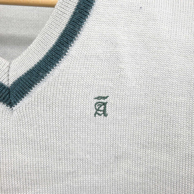 【中古】福岡県 青葉中学校 女子制服 2点 (ニット・ニットベスト) sf103717