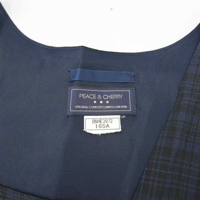 【中古】福岡県 青葉中学校/旧制服 女子制服 1点 (ジャンパースカート) sf103720