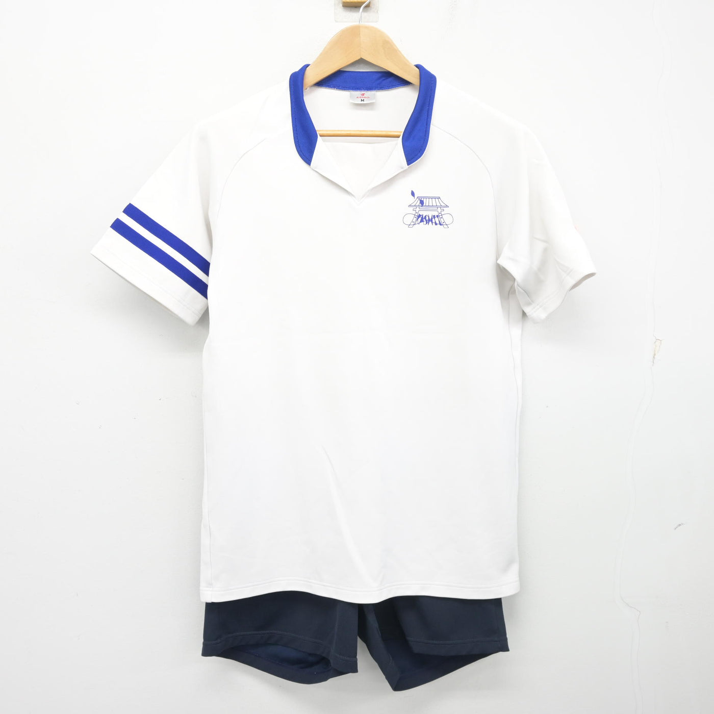 【中古】福岡県 香椎高等学校 女子制服 2点 (体操服 上・体操服 下) sf103721
