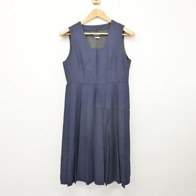 【中古】福岡県 香椎高等学校 女子制服 3点 (セーラー服・ジャンパースカート) sf103723