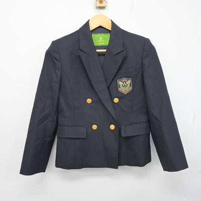 【中古】群馬県 前橋育英高等学校 女子制服 4点 (ブレザー・スカート) sf103729