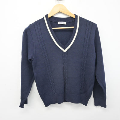 【中古】群馬県 前橋育英高等学校 女子制服 2点 (ニット・スカート) sf103730