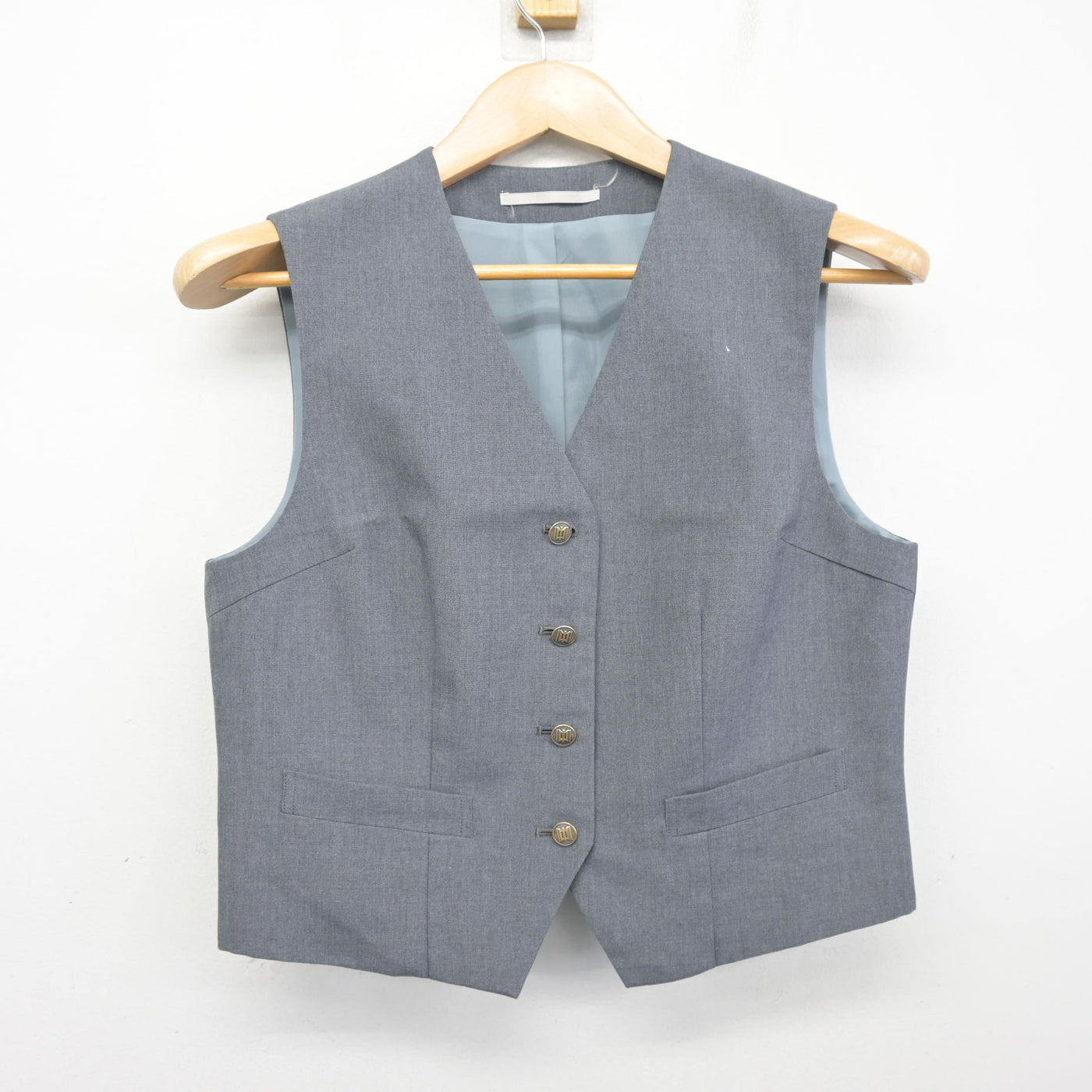 【中古】神奈川県 南河原中学校 女子制服 2点 (ベスト・スカート) sf103734