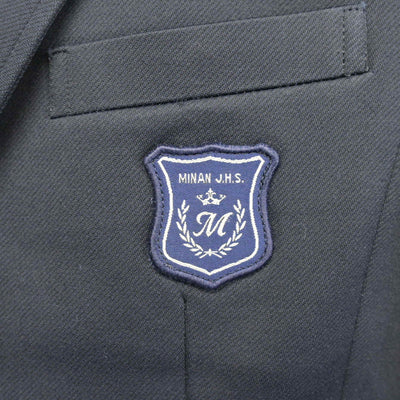 【中古】岡山県 御南中学校 女子制服 4点 (ブレザー・シャツ・スカート) sf103735