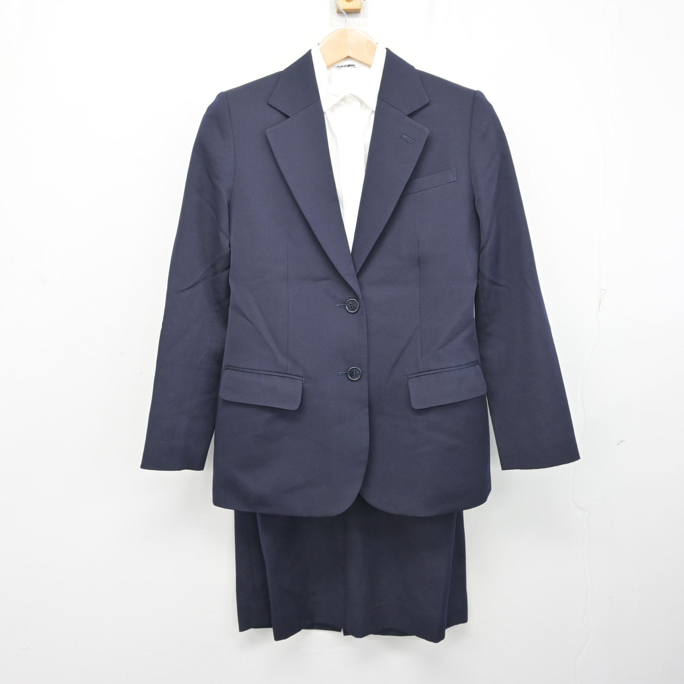 【中古】広島県 安田女子大学 女子制服 3点 (ブレザー・シャツ・スカート) sf103741
