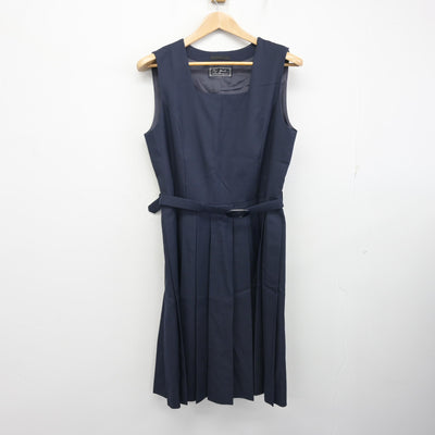 【中古】福岡県 木屋瀬中学校 女子制服 2点 (セーラー服・ジャンパースカート) sf103746