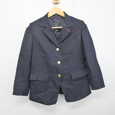 【中古】福岡県 湯川中学校 女子制服 3点 (ブレザー・スカート) sf103747