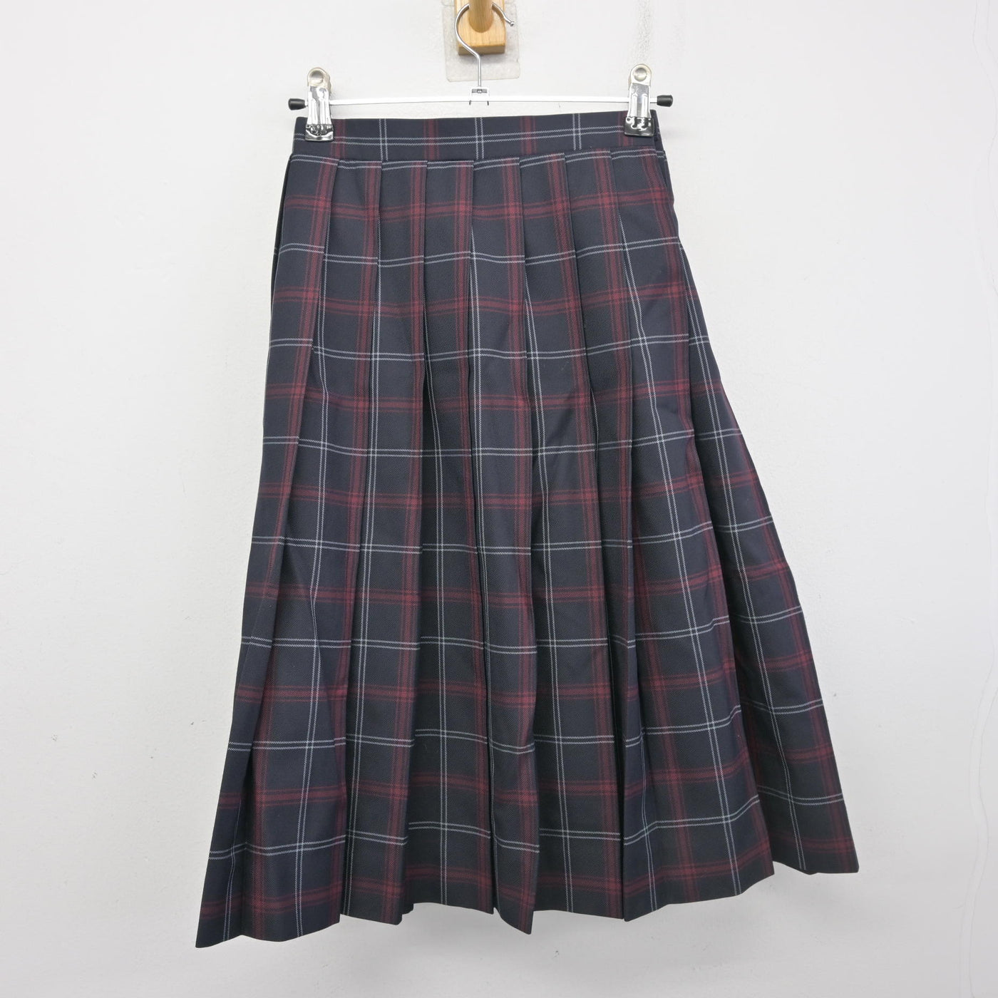 【中古】福岡県 湯川中学校 女子制服 3点 (ブレザー・スカート) sf103747