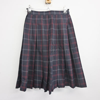 【中古】福岡県 湯川中学校 女子制服 2点 (スカート) sf103748