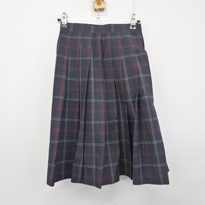 【中古】福岡県 湯川中学校 女子制服 2点 (スカート) sf103748