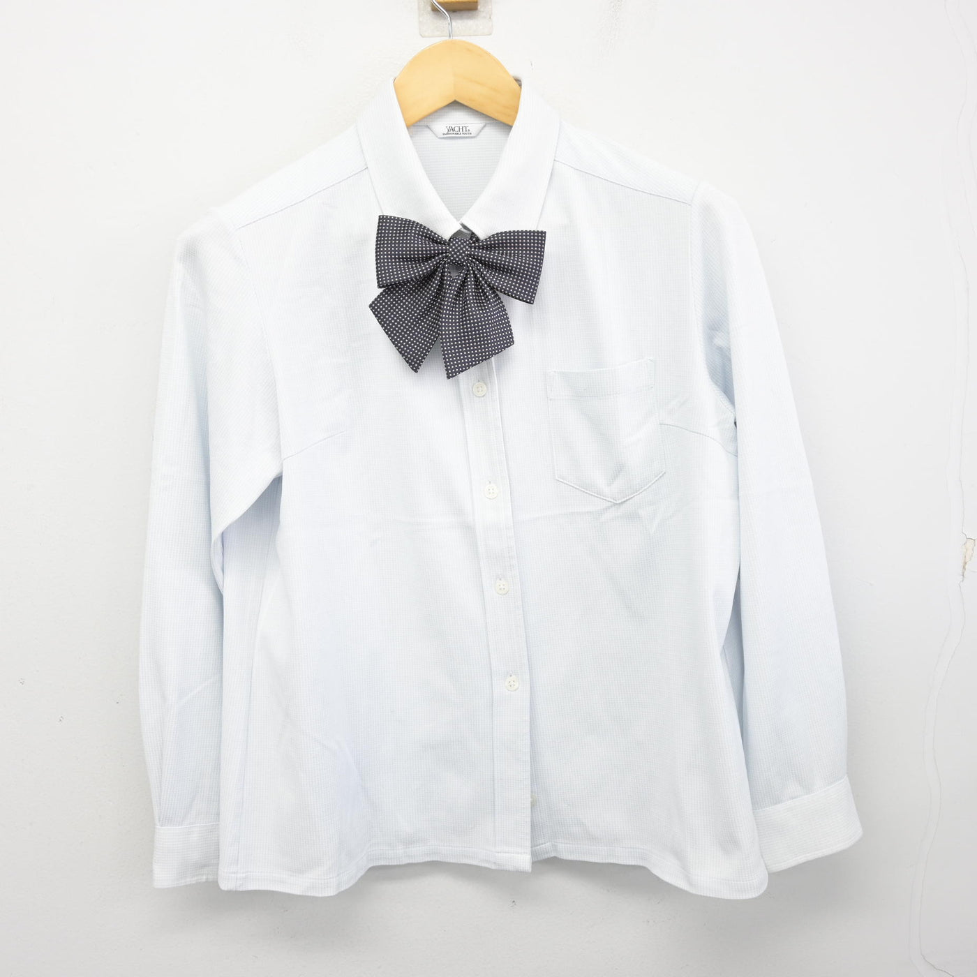 【中古】東京都 中央大学附属中学校・高等学校 女子制服 4点 (ニット・シャツ・スカート) sf103755