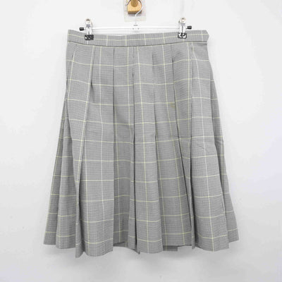 【中古】東京都 中央大学附属中学校・高等学校 女子制服 4点 (ニット・シャツ・スカート) sf103755