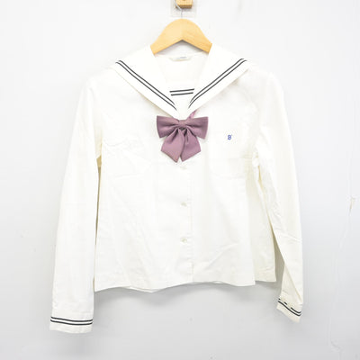 【中古】岡山県 倉敷翠松高等学校/旧制服 女子制服 3点 (ニット・ブラウス) sf103759