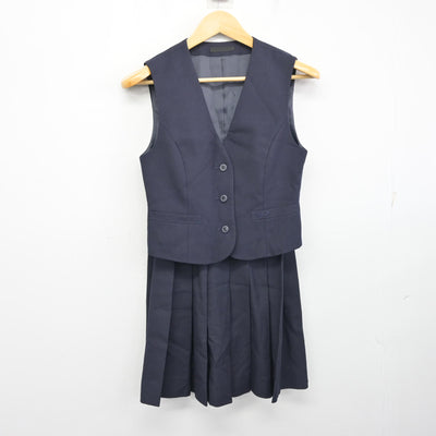 【中古】岡山県 倉敷中央高等学校/旧制服 女子制服 4点 (ブレザー・ベスト・スカート) sf103761
