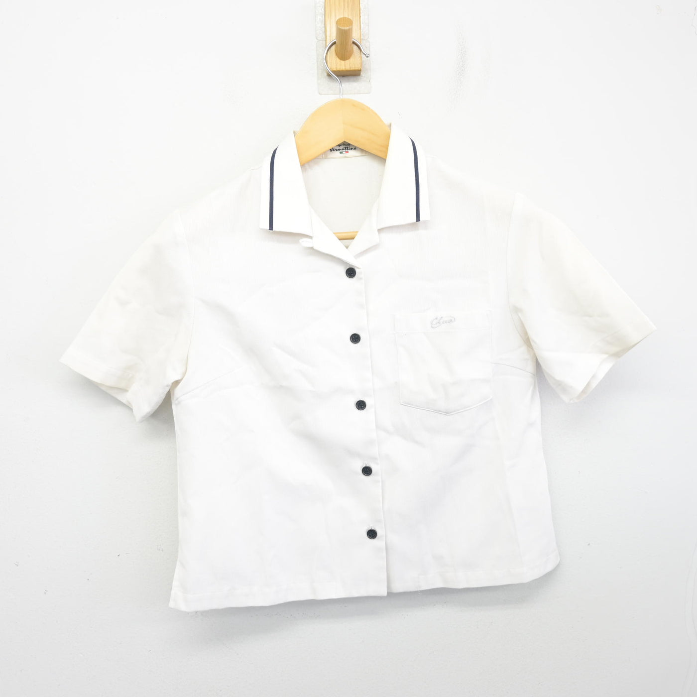 【中古】岡山県 倉敷中央高等学校/旧制服 女子制服 2点 (シャツ・スカート) sf103762