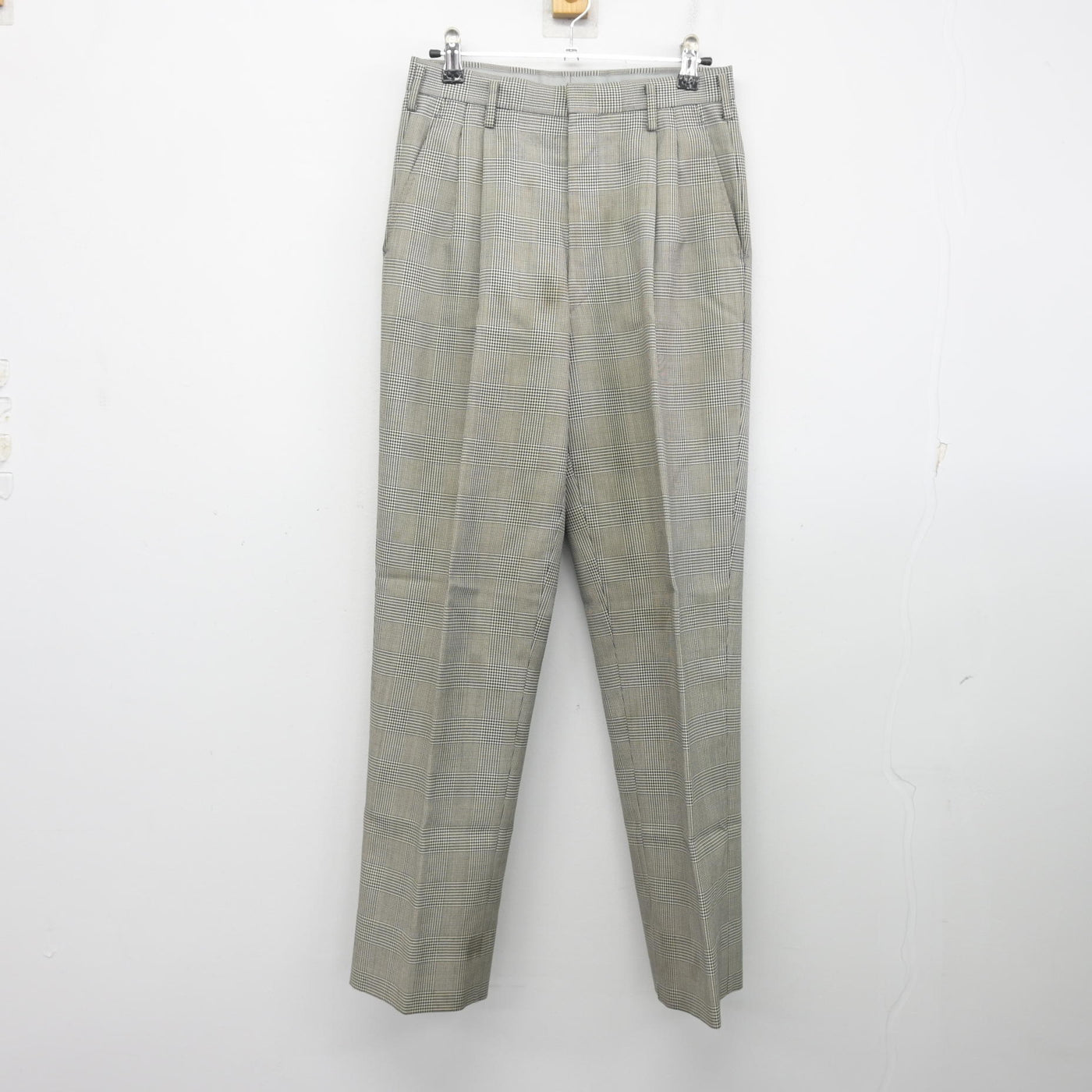 【中古】岡山県 倉敷古城池高等学校 男子制服 4点 (ブレザー・ニット・ズボン) sf103764