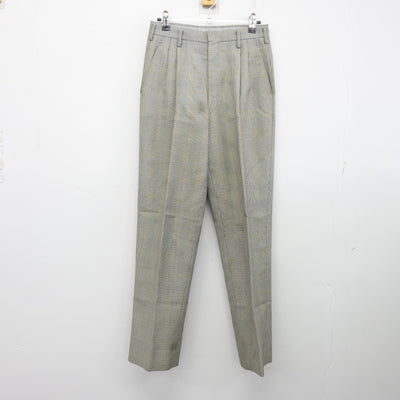 【中古】岡山県 倉敷古城池高等学校 男子制服 4点 (ブレザー・ニット・ズボン) sf103764