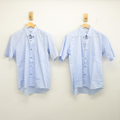 【中古】岡山県 倉敷古城池高等学校 男子制服 3点 (シャツ・ズボン) sf103765