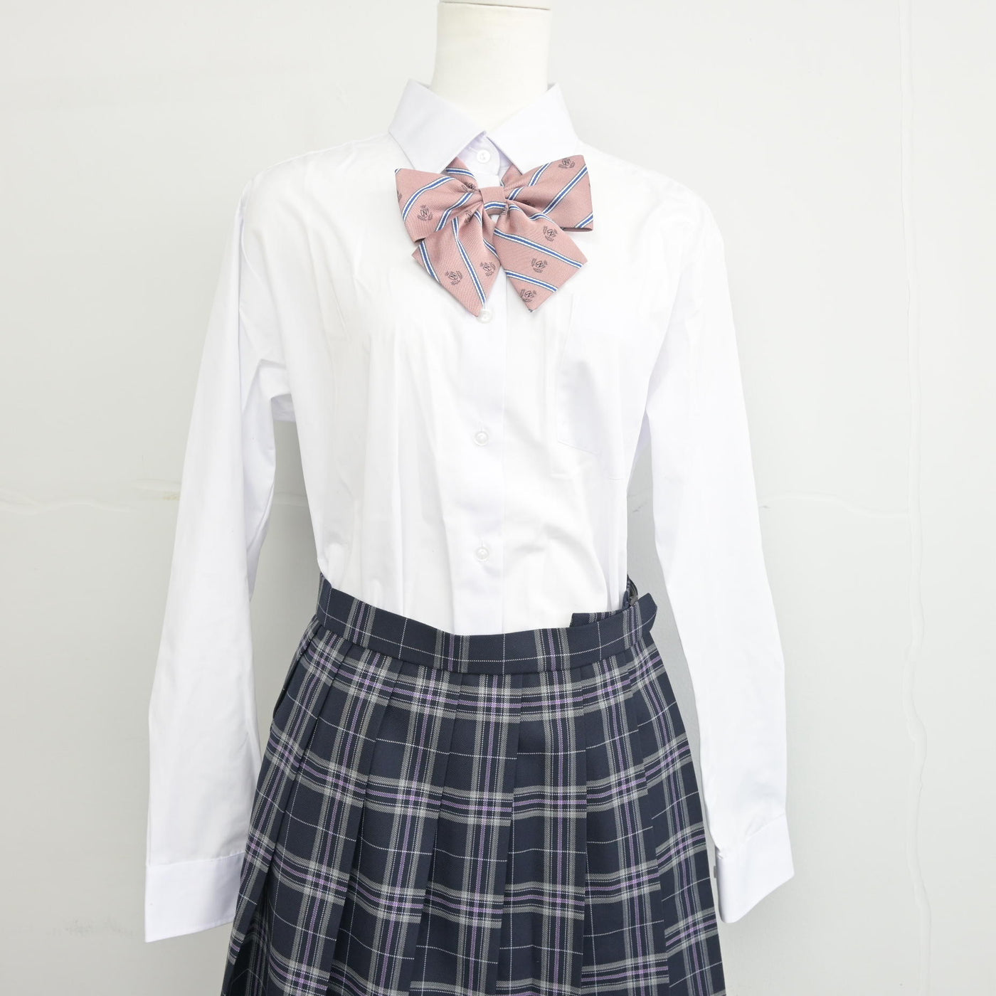 【中古】 N高等学校 女子制服 5点 (ブレザー・シャツ・スカート) sf103770