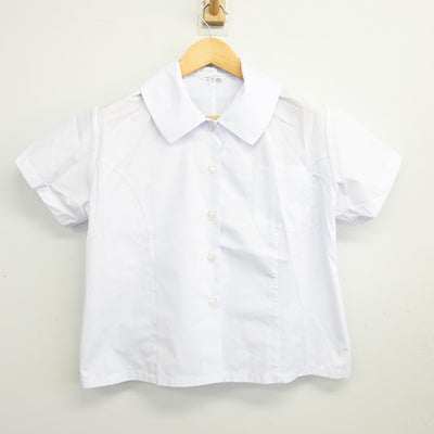 【中古】福島県 伊達中学校 女子制服 2点 (ブラウス・スカート) sf103772