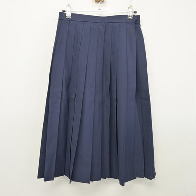 【中古】福島県 伊達中学校 女子制服 2点 (ブラウス・スカート) sf103772