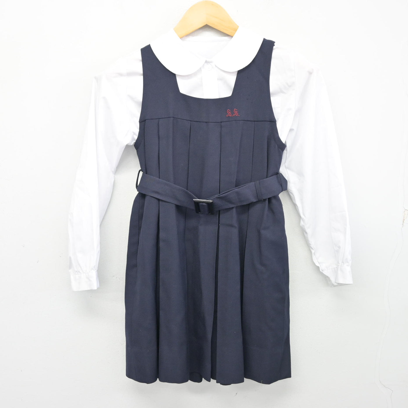 【中古】東京都 昭和女子大学附属昭和小学校 女子制服 3点 (ブレザー・ブラウス・ジャンパースカート) sf103773
