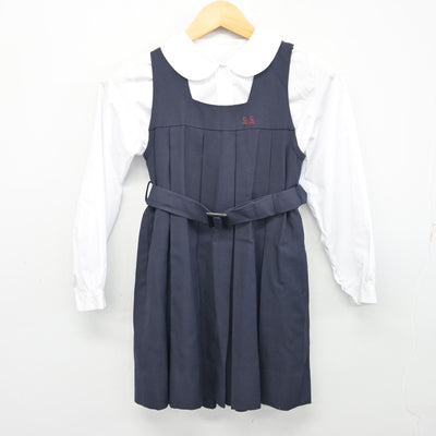 【中古】東京都 昭和女子大学附属昭和小学校 女子制服 3点 (ブレザー・ブラウス・ジャンパースカート) sf103773