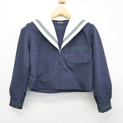 【中古】大阪府 住吉中学校 女子制服 2点 (セーラー服・スカート) sf103775