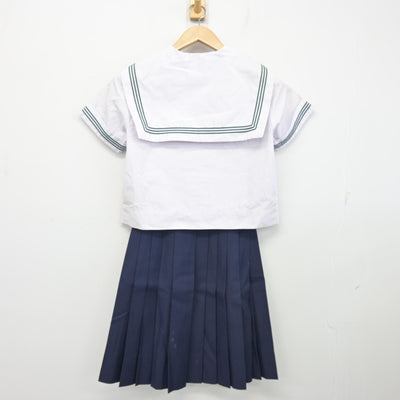 【中古】大阪府 住吉中学校 女子制服 2点 (セーラー服・スカート) sf103776