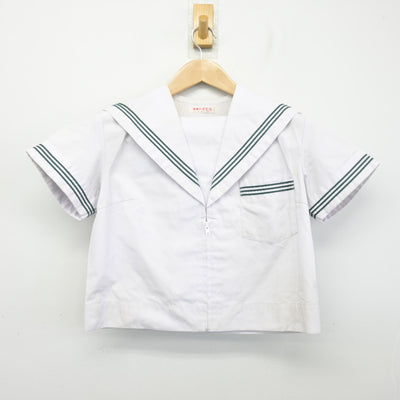 【中古】大阪府 住吉中学校 女子制服 2点 (セーラー服・スカート) sf103776
