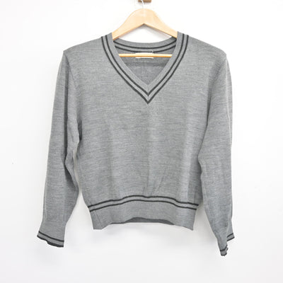 【中古】大阪府 旭高等学校 女子制服 2点 (ニット・ニットベスト) sf103782