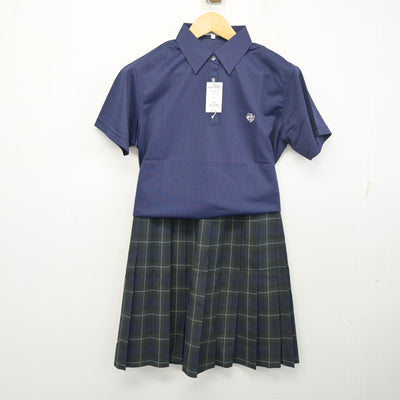 【中古】熊本県 玉名女子高等学校 女子制服 4点 (シャツ・スカート) sf103784