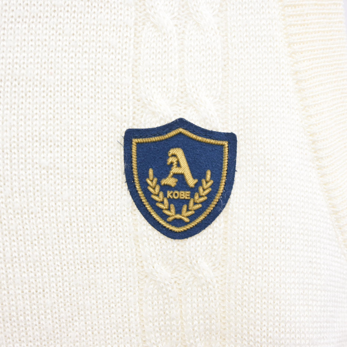 【中古】兵庫県 有野北中学校 女子制服 2点 (ニットベスト・シャツ) sf103792