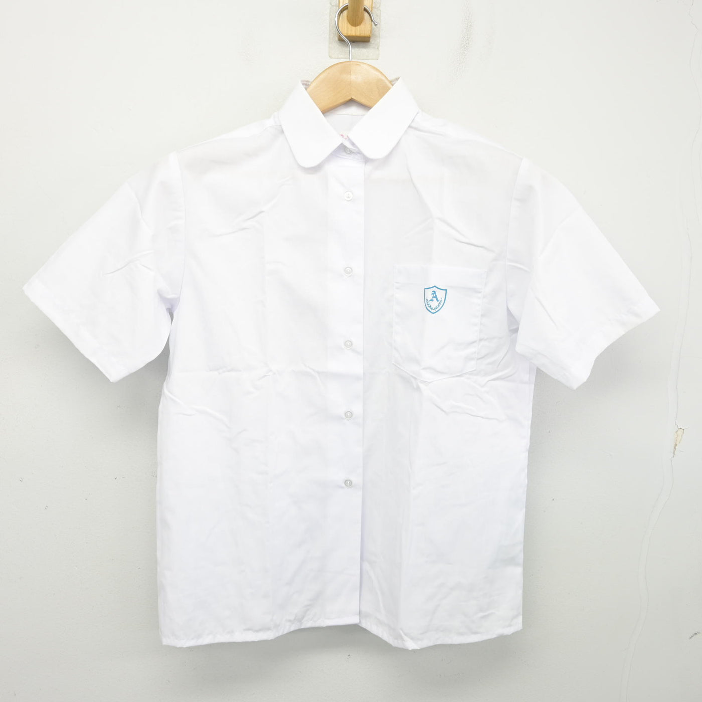 【中古】兵庫県 有野北中学校 女子制服 2点 (ニットベスト・シャツ) sf103792