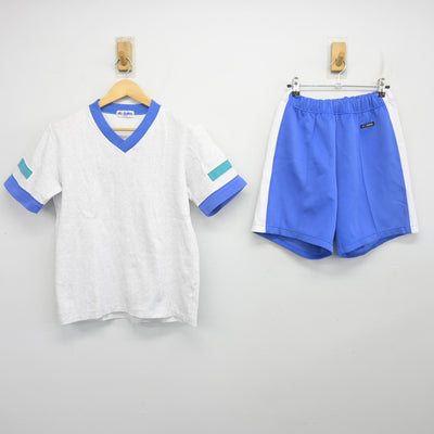 【中古】兵庫県 有野北中学校 女子制服 2点 (体操服 上・体操服 下) sf103794