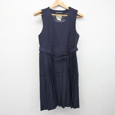 【中古】東京都 東調布中学校 女子制服 2点 (ブレザー・ジャンパースカート) sf103802