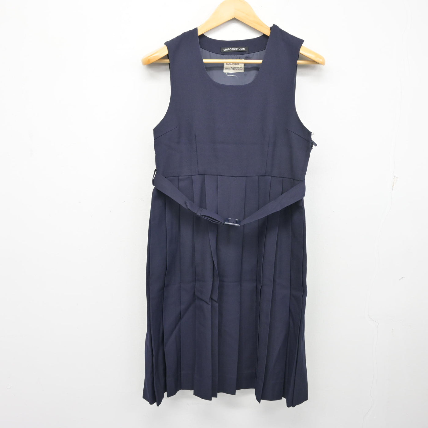 【中古】東京都 東調布中学校 女子制服 2点 (ブラウス・ジャンパースカート) sf103803