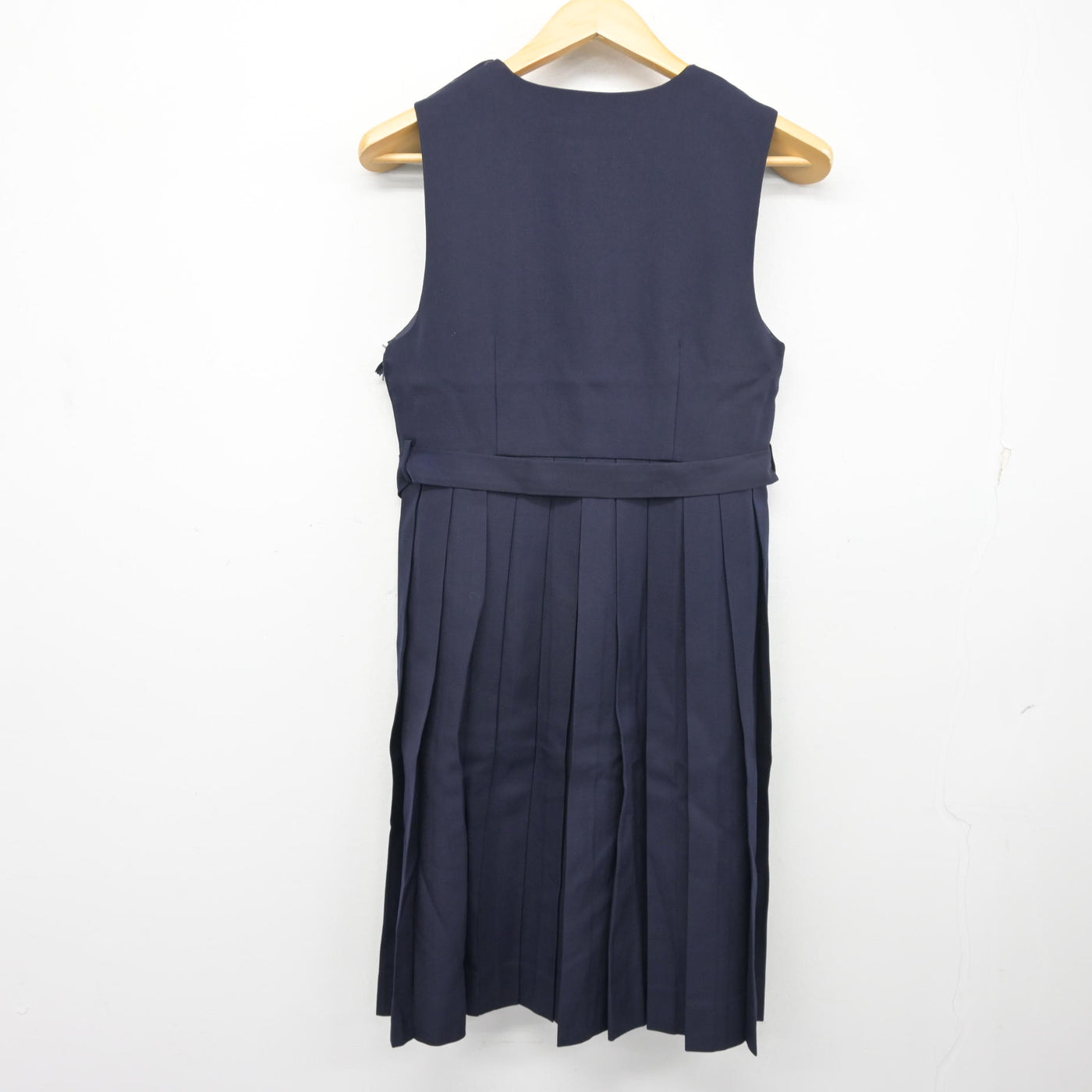 【中古】東京都 東調布中学校 女子制服 2点 (ブラウス・ジャンパースカート) sf103803